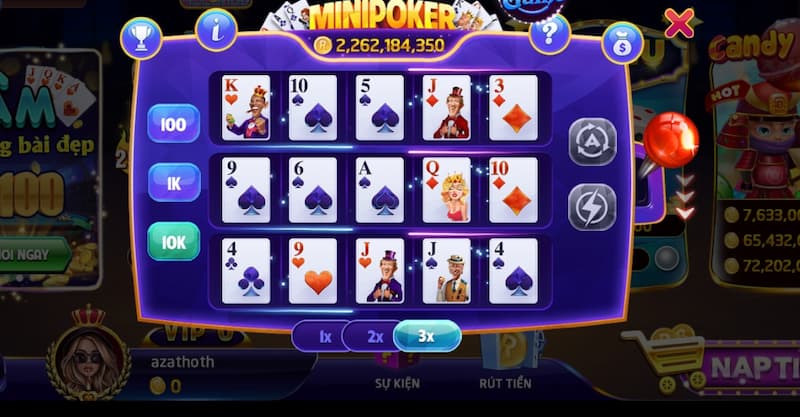 chơi Mini Poker 